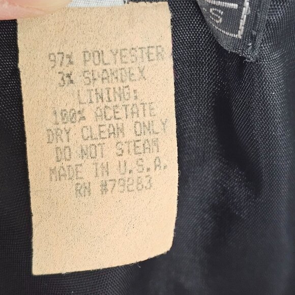 Vtg Alex Evenings Formal Gown 10 Black Timeless Satin Dress Elegant Evening USA - Picture 6 of 16